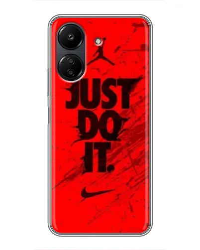 Чехол для Xiaomi POCO C65 с картинкой «Nike Just Do It» Чехол для Xiaomi POCO C65 с картинкой «Nike Just Do It»