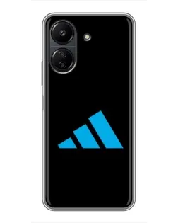 Чохол для Xiaomi POCO C65 з картинкою «Adidas Cyan Logo»