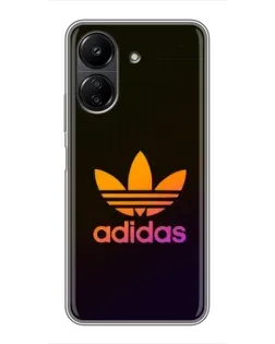 Чохол для Xiaomi POCO C65 з картинкою «Градієнт Adidas»