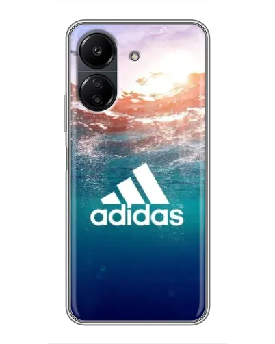 Чохол для Xiaomi POCO C65 з картинкою «Океанська глибина адідас» Чохол для Xiaomi POCO C65 з картинкою «Океанська глибина адідас»