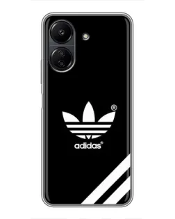 Чохол для Xiaomi POCO C65 з картинкою «Adidas з діагональними смугами»