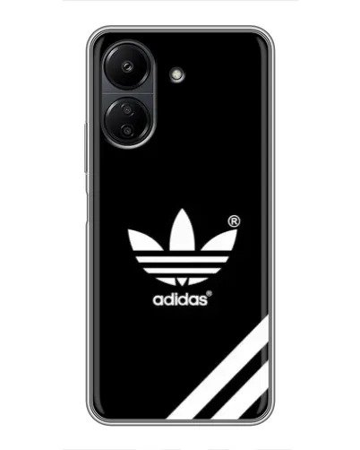 Чохол для Xiaomi POCO C65 з картинкою «Adidas з діагональними смугами» Чохол для Xiaomi POCO C65 з картинкою «Adidas з діагональними смугами»