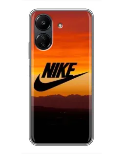 Чохол для Xiaomi POCO C65 з картинкою «Nike — вечірній горизонт»