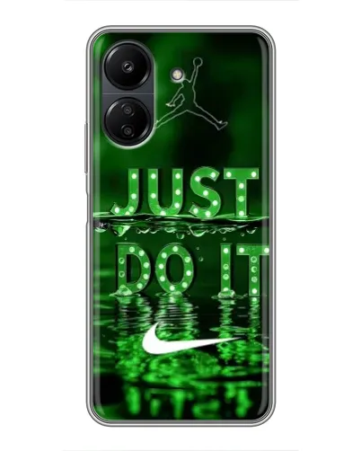 Чохол для Xiaomi POCO C65 з картинкою «Зелений неоновий Nike» Чохол для Xiaomi POCO C65 з картинкою «Зелений неоновий Nike»