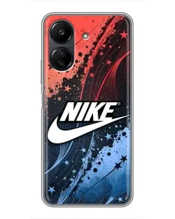 Чохол для Xiaomi POCO C65 з картинкою «Градієнтний принт Найк»