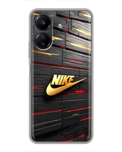 Чохол для Xiaomi POCO C65 з картинкою «Золотий Nike на металі» Чохол для Xiaomi POCO C65 з картинкою «Золотий Nike на металі»