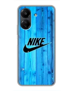 Чохол для Xiaomi POCO C65 з картинкою «Блакитне дерево Nike»