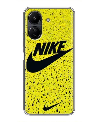Чохол для Xiaomi POCO C65 з картинкою «Жовтий текстурний Nike» Чохол для Xiaomi POCO C65 з картинкою «Жовтий текстурний Nike»