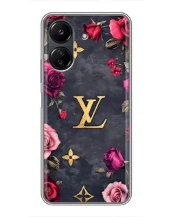 Чехол для Xiaomi POCO C65 с картинкой «Цветочный Louis Vuitton» Чехол для Xiaomi POCO C65 с картинкой «Цветочный Louis Vuitton»