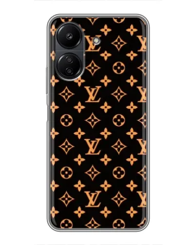 Чохол для Xiaomi POCO C65 з картинкою «Золота монограма LV» Чохол для Xiaomi POCO C65 з картинкою «Золота монограма LV»