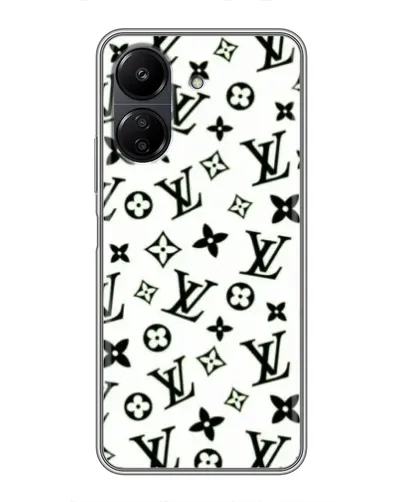 Чохол для Xiaomi POCO C65 з картинкою «Монохромний хаос LV» Чохол для Xiaomi POCO C65 з картинкою «Монохромний хаос LV»