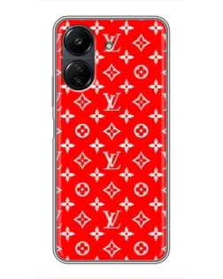 Чохол для Xiaomi POCO C65 з картинкою «Яскравий паттерн LV»