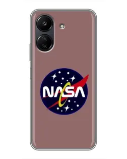 Чохол для Xiaomi POCO C65 з картинкою «NASA — ретро космос»