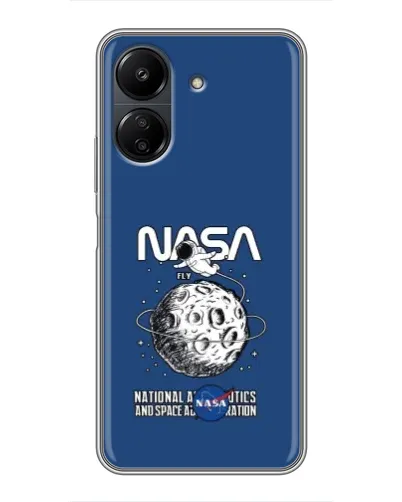 Чохол для Xiaomi POCO C65 з картинкою «NASA — місячна місія» Чохол для Xiaomi POCO C65 з картинкою «NASA — місячна місія»