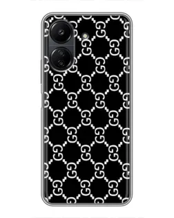 Чехол для Xiaomi POCO C65 с картинкой «Gucci — сетчатый паттерн» Чехол для Xiaomi POCO C65 с картинкой «Gucci — сетчатый паттерн»