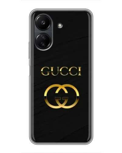 Чехол для Xiaomi POCO C65 с картинкой «Золотой логотип Gucci» Чехол для Xiaomi POCO C65 с картинкой «Золотой логотип Gucci»
