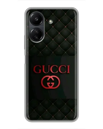 Чехол для Xiaomi POCO C65 с картинкой «Gucci — стеганый черный» Чехол для Xiaomi POCO C65 с картинкой «Gucci — стеганый черный»
