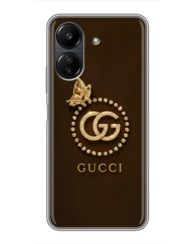 Чехол для Xiaomi POCO C65 с картинкой «Gucci — золотая бабочка» Чехол для Xiaomi POCO C65 с картинкой «Gucci — золотая бабочка»