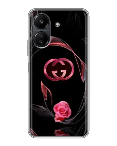 Чехол для Xiaomi POCO C65 с картинкой «Gucci — неоновая роза» Чехол для Xiaomi POCO C65 с картинкой «Gucci — неоновая роза»