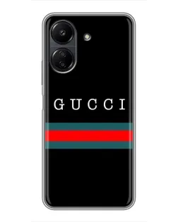 Чехол для Xiaomi POCO C65 с картинкой «Gucci — красный пояс»