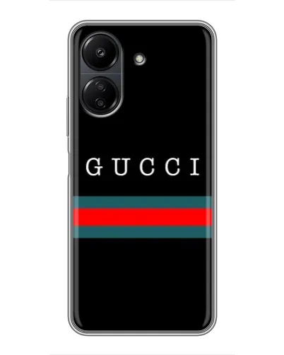 Чехол для Xiaomi POCO C65 с картинкой «Gucci — красный пояс» Чехол для Xiaomi POCO C65 с картинкой «Gucci — красный пояс»