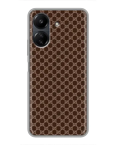 Чехол для Xiaomi POCO C65 с картинкой «Gucci — шоколадная сетка» Чехол для Xiaomi POCO C65 с картинкой «Gucci — шоколадная сетка»