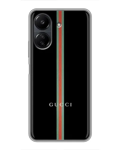 Чехол для Xiaomi POCO C65 с картинкой «Gucci — строгая линия» Чехол для Xiaomi POCO C65 с картинкой «Gucci — строгая линия»