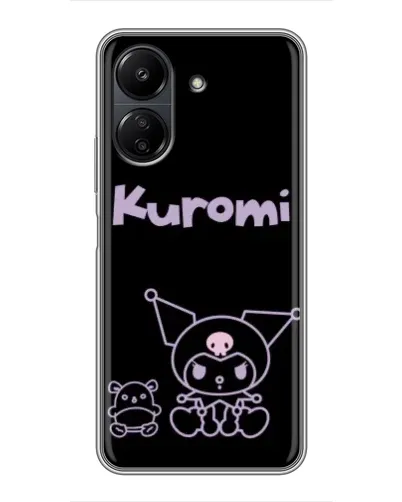 Чохол для Xiaomi POCO C65 з картинкою «Kuromi — чорний мінімалізм» Чохол для Xiaomi POCO C65 з картинкою «Kuromi — чорний мінімалізм»