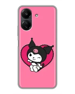 Чохол для Xiaomi POCO C65 з картинкою «Kuromi — любов у серці» Чохол для Xiaomi POCO C65 з картинкою «Kuromi — любов у серці»