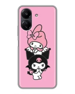 Чохол для Xiaomi POCO C65 з картинкою «Тріо My Melody та Kuromi» Чохол для Xiaomi POCO C65 з картинкою «Тріо My Melody та Kuromi»