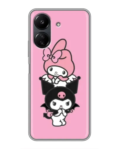 Чохол для Xiaomi POCO C65 з картинкою «Тріо My Melody та Kuromi» Чохол для Xiaomi POCO C65 з картинкою «Тріо My Melody та Kuromi»