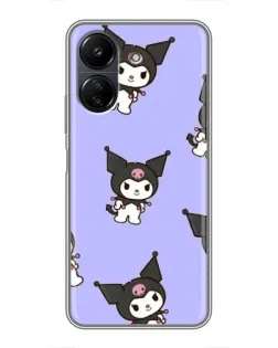 Чохол для Xiaomi POCO C65 з картинкою «Паттерн з Kuromi» Чохол для Xiaomi POCO C65 з картинкою «Паттерн з Kuromi»