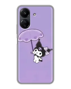Чохол для Xiaomi POCO C65 з картинкою «Kuromi з парасолькою» Чохол для Xiaomi POCO C65 з картинкою «Kuromi з парасолькою»