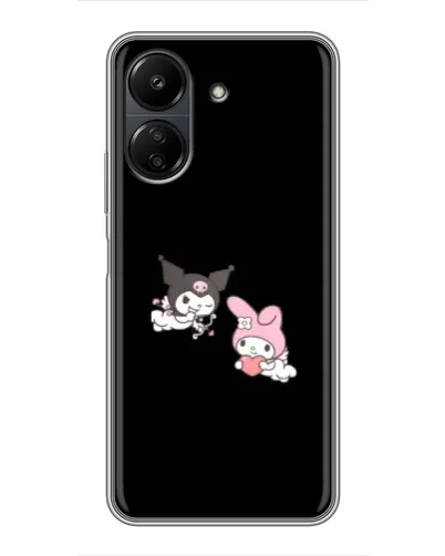 Чохол для Xiaomi POCO C65 з картинкою «My Melody та Kuromi» Чохол для Xiaomi POCO C65 з картинкою «My Melody та Kuromi»