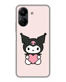 Чохол для Xiaomi POCO C65 з картинкою «Kuromi та серце» Чохол для Xiaomi POCO C65 з картинкою «Kuromi та серце»