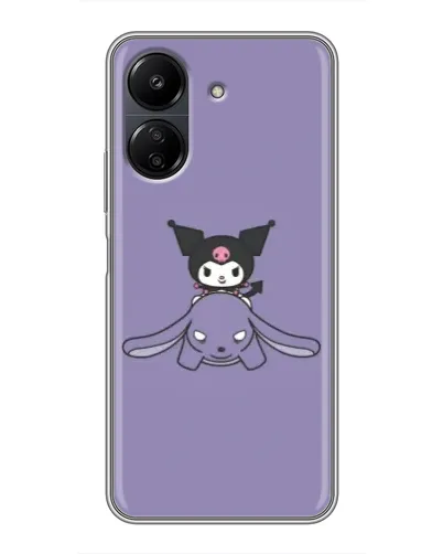 Чохол для Xiaomi POCO C65 з картинкою «Kuromi на ліловому фоні» Чохол для Xiaomi POCO C65 з картинкою «Kuromi на ліловому фоні»