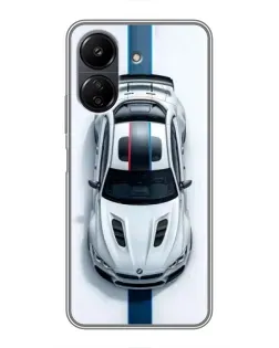 Чохол для Xiaomi POCO C65 з картинкою «Вид зверху — BMW M» Чохол для Xiaomi POCO C65 з картинкою «Вид зверху — BMW M»