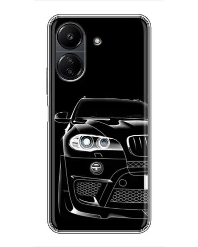 Чохол для Xiaomi POCO C65 з картинкою «Темний силует BMW» Чохол для Xiaomi POCO C65 з картинкою «Темний силует BMW»