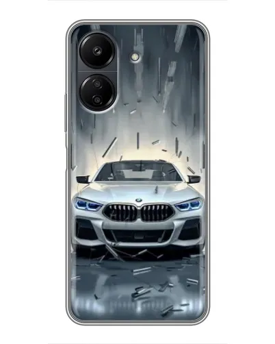 Чохол для Xiaomi POCO C65 з картинкою «BMW у світлі фар» Чохол для Xiaomi POCO C65 з картинкою «BMW у світлі фар»