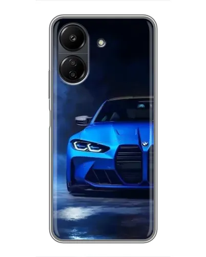 Чохол для Xiaomi POCO C65 з картинкою «Блакитна BMW M4» Чохол для Xiaomi POCO C65 з картинкою «Блакитна BMW M4»