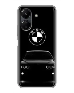 Чохол для Xiaomi POCO C65 з картинкою «BMW — погляд з темряви»