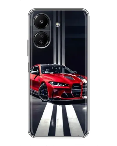 Чохол для Xiaomi POCO C65 з картинкою «Червона BMW на дорозі» Чохол для Xiaomi POCO C65 з картинкою «Червона BMW на дорозі»