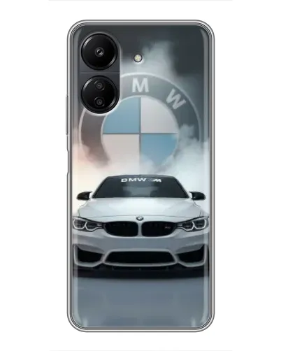 Чехол для Xiaomi POCO C65 с картинкой «BMW в белом дыму» Чехол для Xiaomi POCO C65 с картинкой «BMW в белом дыму»