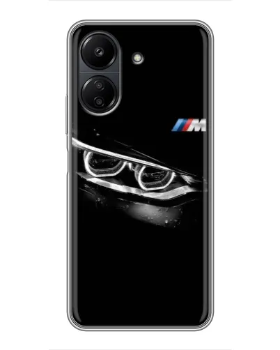 Чехол для Xiaomi POCO C65 с картинкой «BMW — взгляд тигра» Чехол для Xiaomi POCO C65 с картинкой «BMW — взгляд тигра»
