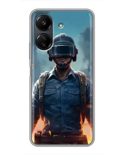 Чохол для Xiaomi POCO C65 з картинкою «PUBG — реалістичний герой» Чохол для Xiaomi POCO C65 з картинкою «PUBG — реалістичний герой»