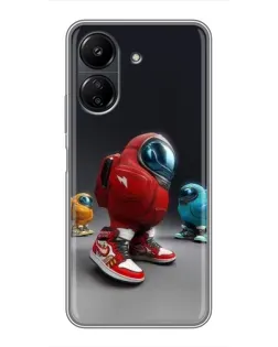 Чохол для Xiaomi POCO C65 з картинкою «Among Us — 3D стиль» Чохол для Xiaomi POCO C65 з картинкою «Among Us — 3D стиль»