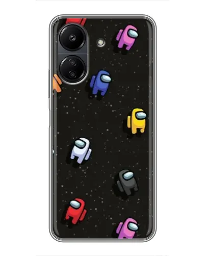 Чохол для Xiaomi POCO C65 з картинкою «Космічний патерн Among Us» Чохол для Xiaomi POCO C65 з картинкою «Космічний патерн Among Us»