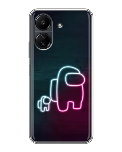 Чохол для Xiaomi POCO C65 з картинкою «Among Us неон-арт» Чохол для Xiaomi POCO C65 з картинкою «Among Us неон-арт»