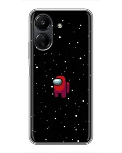 Чохол для Xiaomi POCO C65 з картинкою «Червоний Among Us»