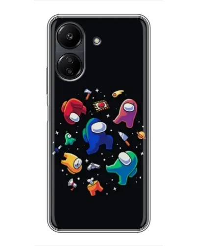 Чохол для Xiaomi POCO C65 з картинкою «Among Us космос» Чохол для Xiaomi POCO C65 з картинкою «Among Us космос»